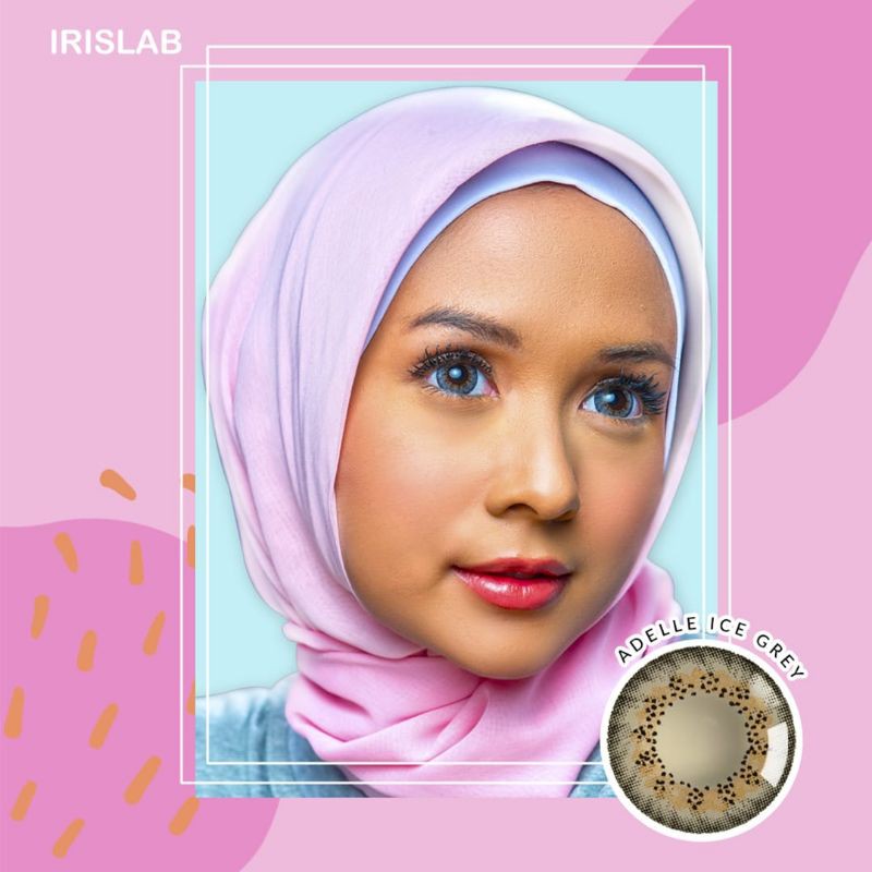 SOFTLENS ADELLE BIG EYES 16MM BY LIVING COLOR ( ICY GREY -0.50  s.d -8.00)