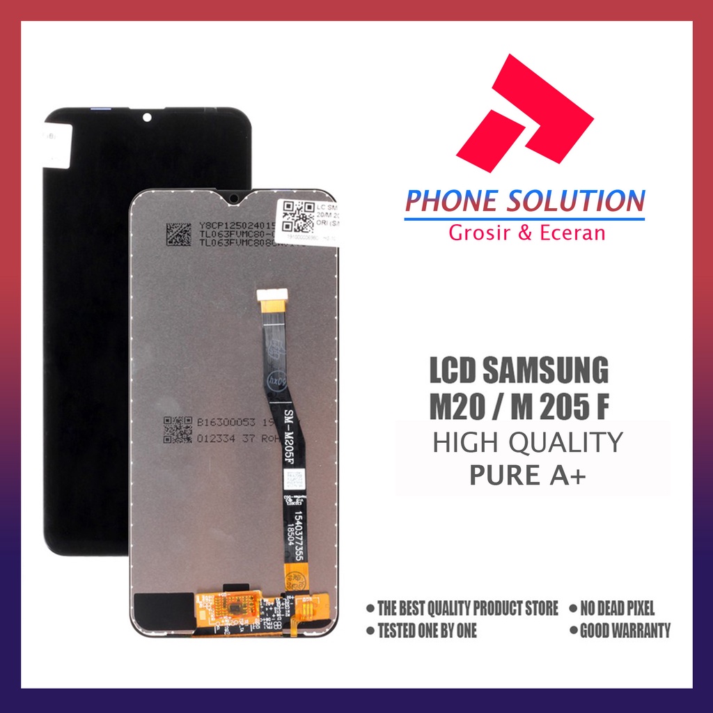 LCD Samsung M20 M205F Fullset Touchscreen // Supplier LCD Samsung - Garansi 1 Bulan