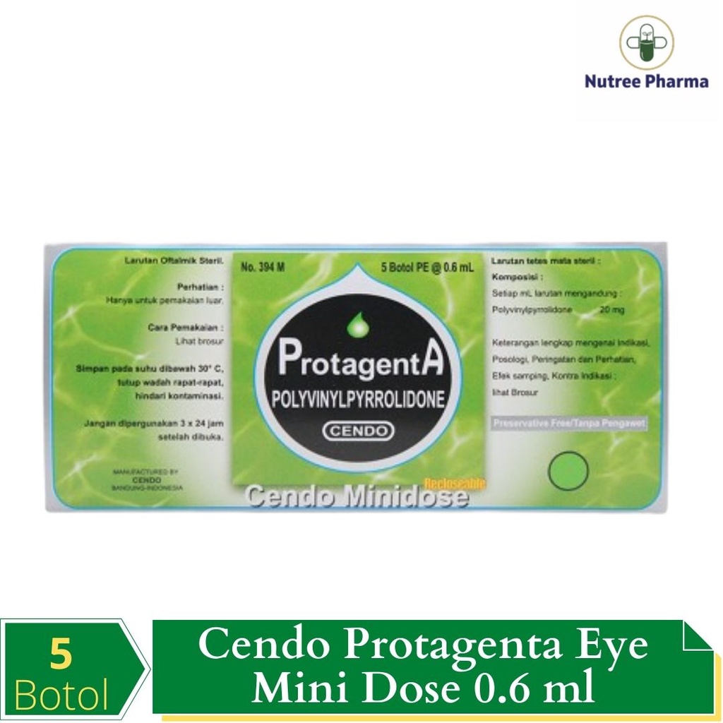 Cendo Protagenta Mini Dose 0.6ml Obat Tetes Mata Softlens