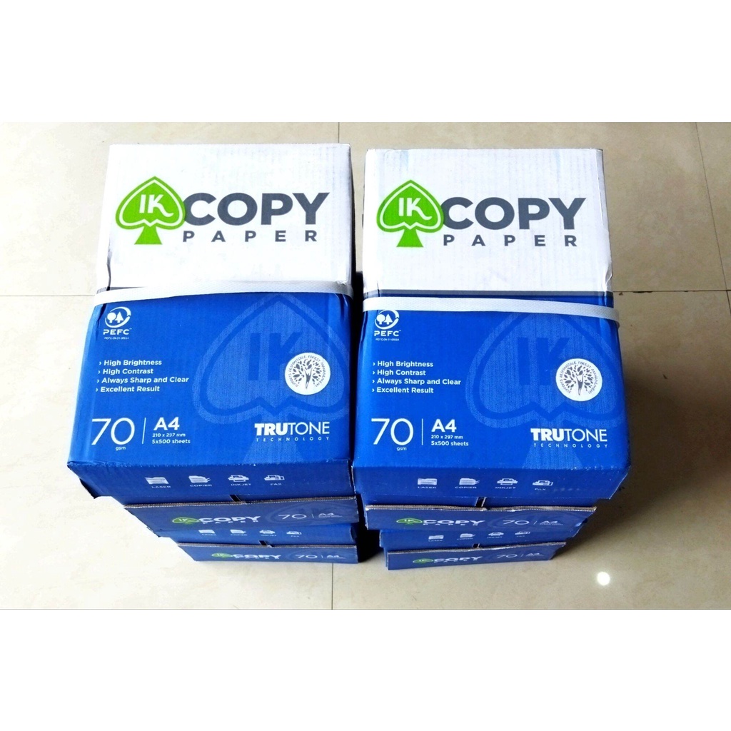 Kertas HVS A4 70 gsm Copy Paper / Kertas Putih HVS Copy Paper