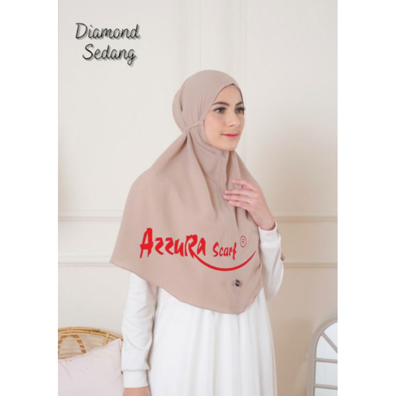 BERGO MARYAM DIAMOND | HIJAB MARYAM | ORIGINAL | AZZURA | BERGO TALI | BERGO POLOS | HIJAB INSTAN-7