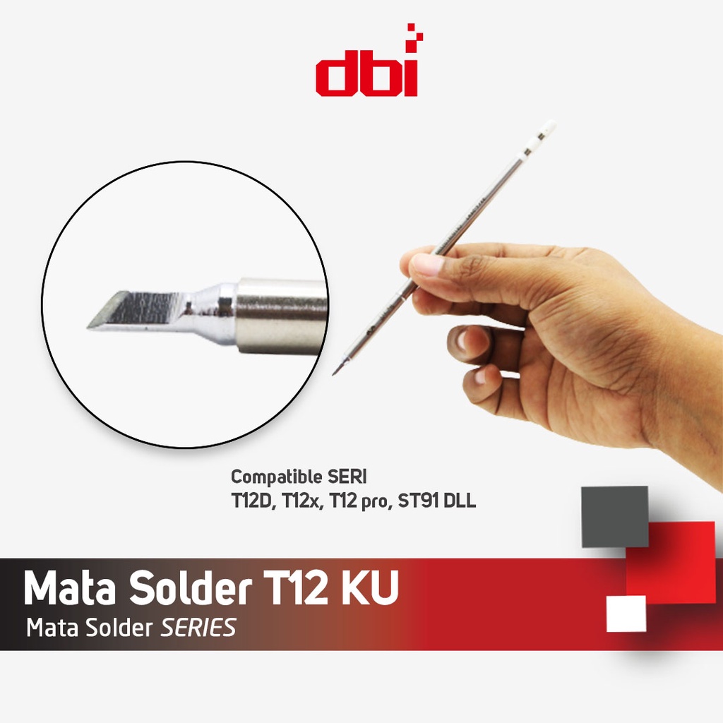 Mata Solder - Solder TIP Universal T12 type BJS BLS Lancip KU KUS Pisau Miring