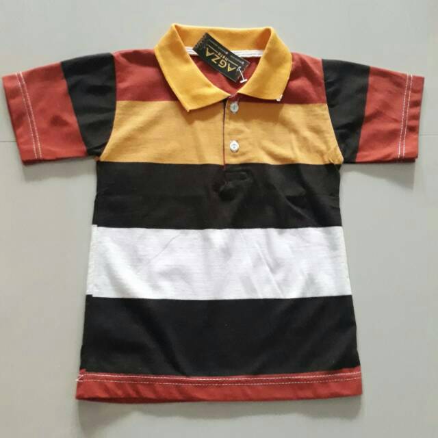 Kaos anak/ kaos salur kerah