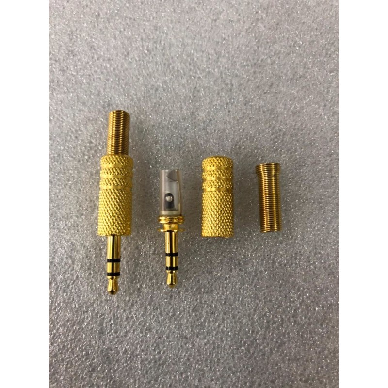 Jack Mini STEREO 3.5mm GOLD - Jack Mini 3.5 mm GOLD