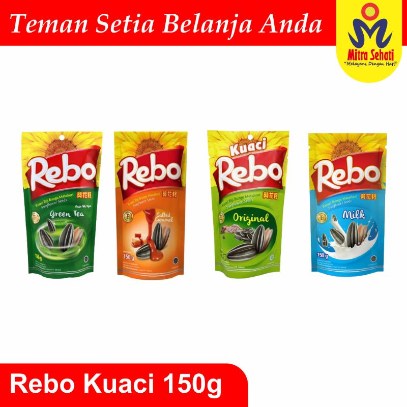 

Kuaci Rebo 150gr ukuran Besar Berbagai Rasa (Original/Greentea/Milk/Caramel) [ Mitra Sehati Swalayan ]