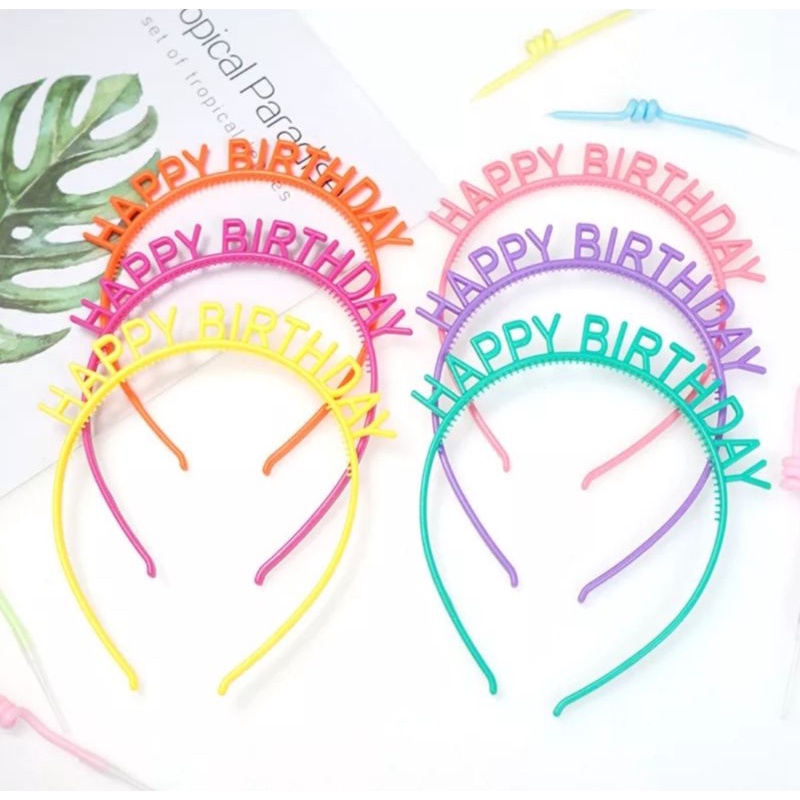 Bando happy birthday / happy birthday headband