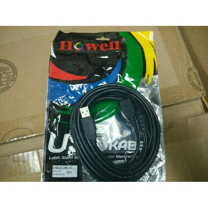 Howell Kabel USB 2.0 Extension 5Meter