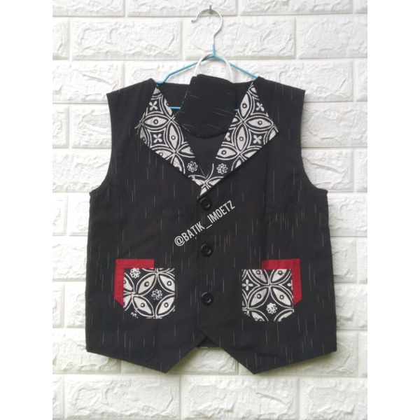 Rompi Batik Anak Laki / Vest Batik Anak Laki