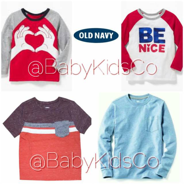 ORIGINAL BRANDED  Old Navy Boy Tee kaos  anak  cowok  