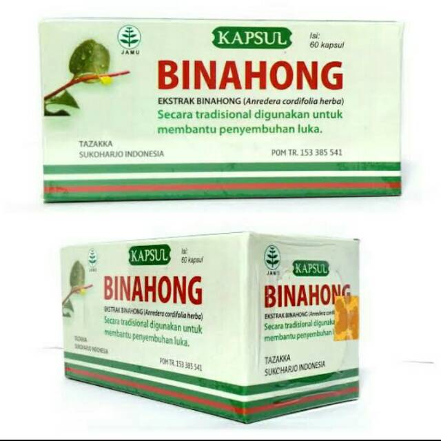 Kapsul Binahong Tazakka Ori 1000% BPOM