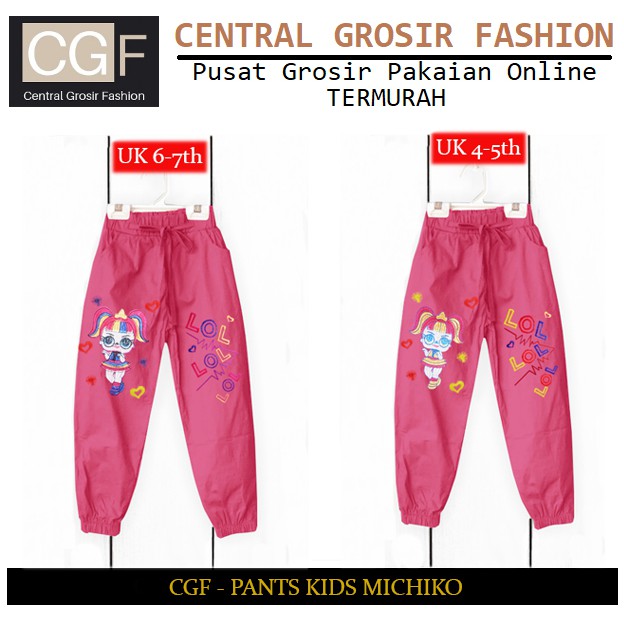 CGF 45772 PANTS KIDS MICHIKO Fashion Celana Panjang ANAK Model Terbaru,Terkini,Termurah dan Terlaris