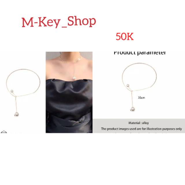 Kalung liontin Mutiara