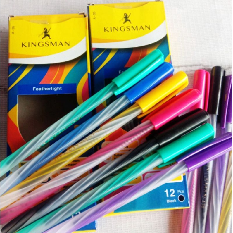 

KINGSMAN pen isi12/pulpen/pena/pen ulir/pen kingsman