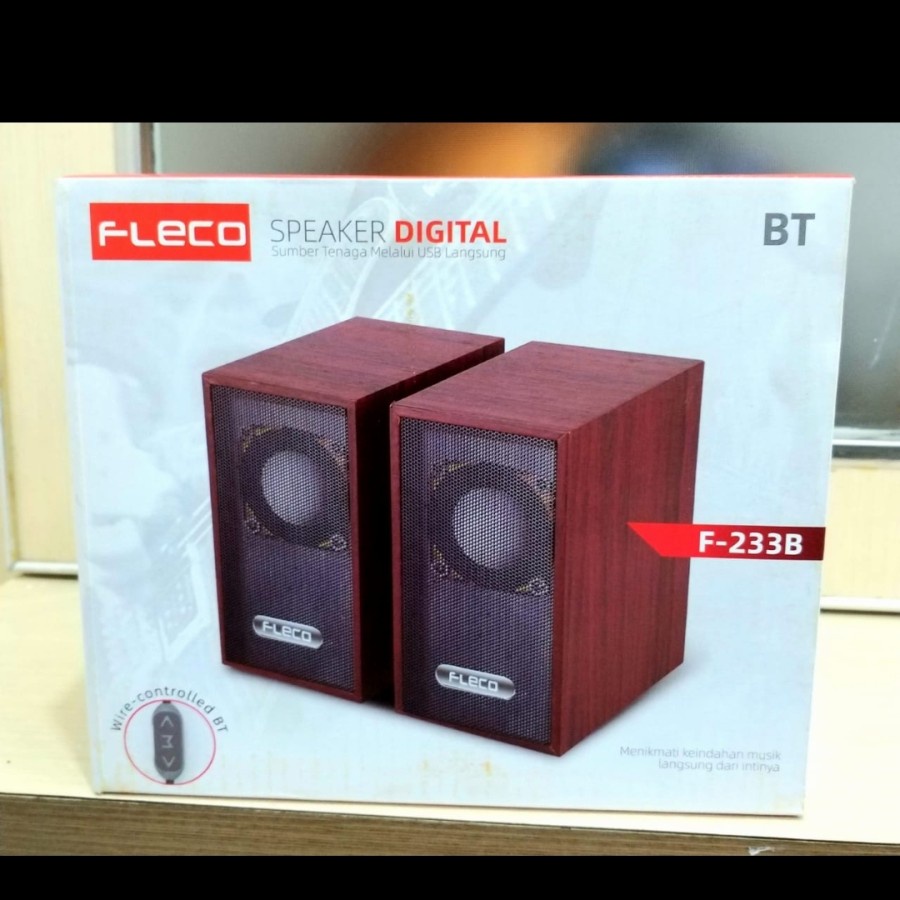 COD SPEAKER BLUETOOTH FLECO F-233B//SPEAKER KOMPUTER/LAPTOP/HP/USB//SPEAKER FLECO X-BASS//SPEAKER KOMPUTER BLUETOOTH