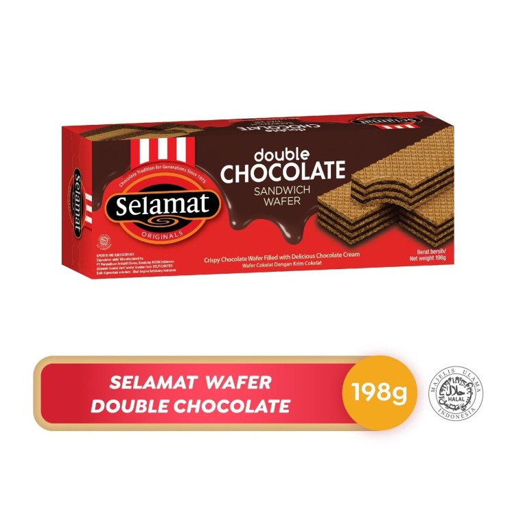 

Selamat Wafer Double Chocolate 198 g