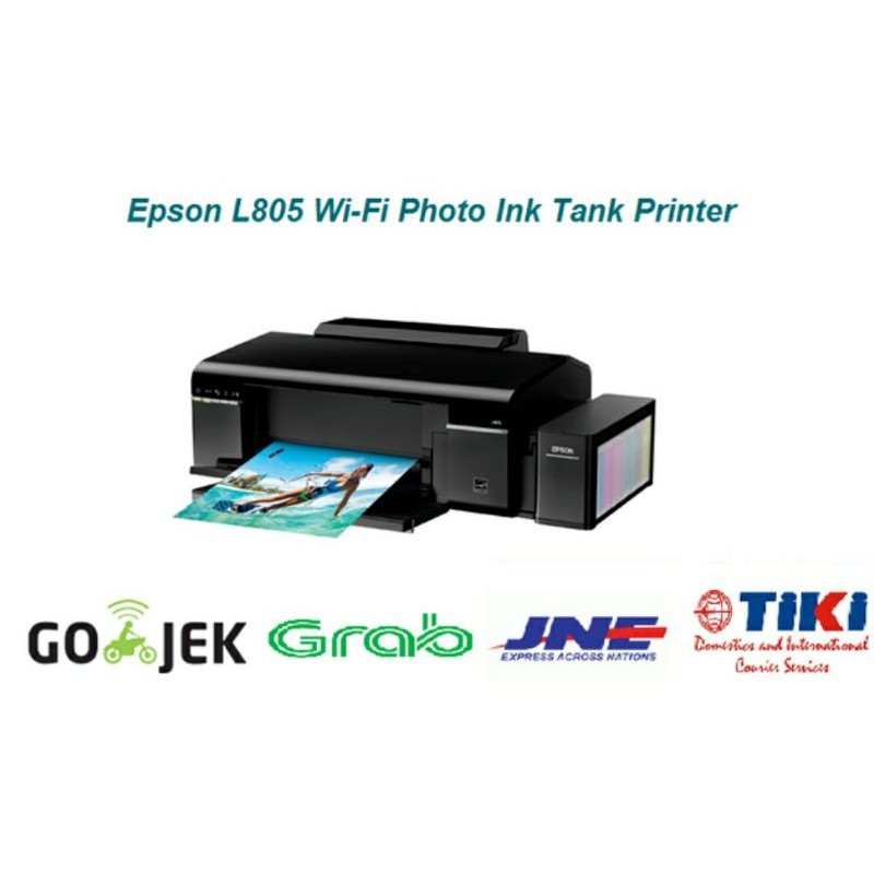 Jual Epson L805 Wi-Fi Photo Ink Tank Printer Resmi | Shopee Indonesia