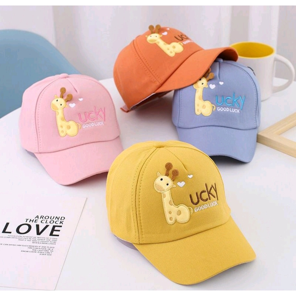 TOPI ANAK Good LUCKY JERAPAH ANAK ANAK GOODLUCK QUALITY TOPI / TOPI ANAK LUCKY keren