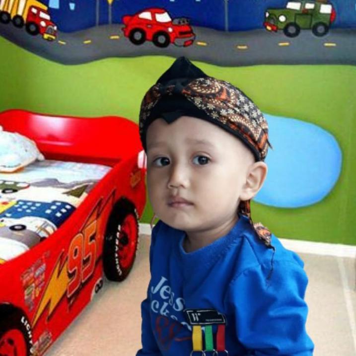 Bagus Banget.. Blangkon anak bayi balita cowok lucu dan kekinian produksi sendiri pekalongan