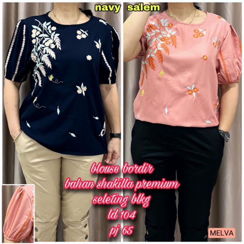 ATASAN BLOUSE MELVA SHAKILA PREMIUM