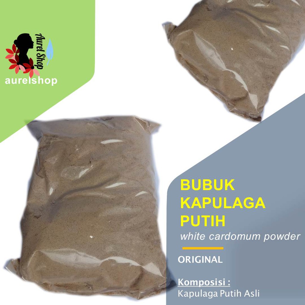 

Bubuk Kapulaga Putih 250 g, 500 g, 1 kg (Amomum compactum powder)