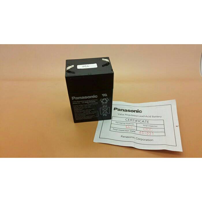 New Item Asli Original Aki Kering Accu Kering 6v 6 v 6volt 6 volt PANASONIC