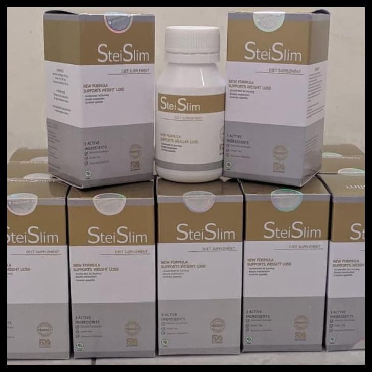 Ixi8 Stei Slim Original - Obat Pelangsing Badan Stei Slim Pembakar Lemak Yacr