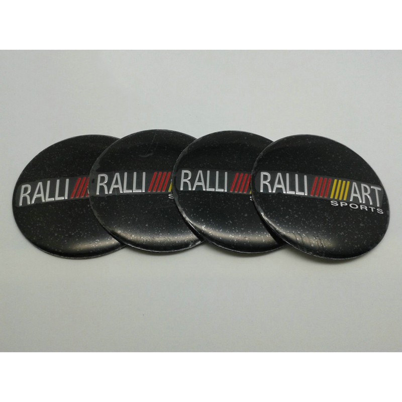 Stiker Emblem Cover Hub Tengah Velg Mobil 4x56mm Warna Hitam Untuk Mitsubishi