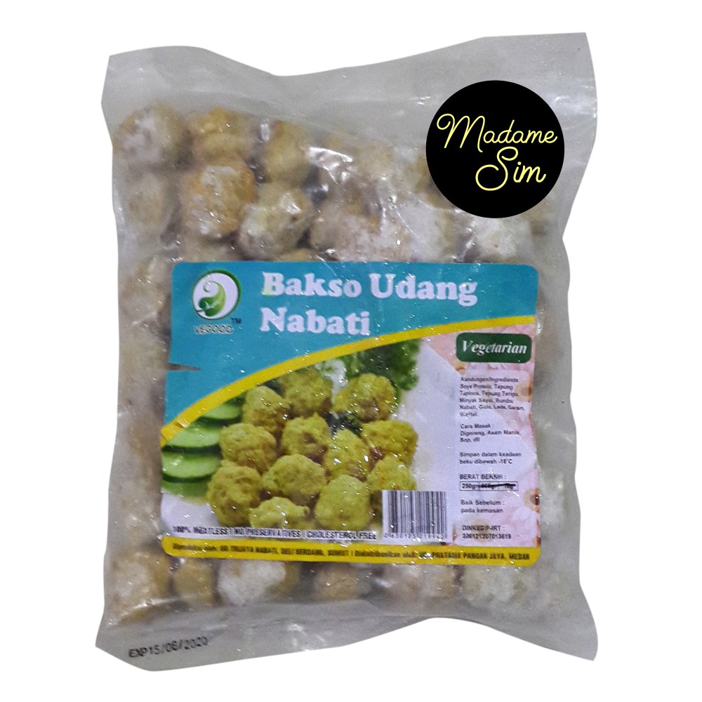 Jual Bakso Udang Nabati Vegetarian 450 Gr Shopee Indonesia