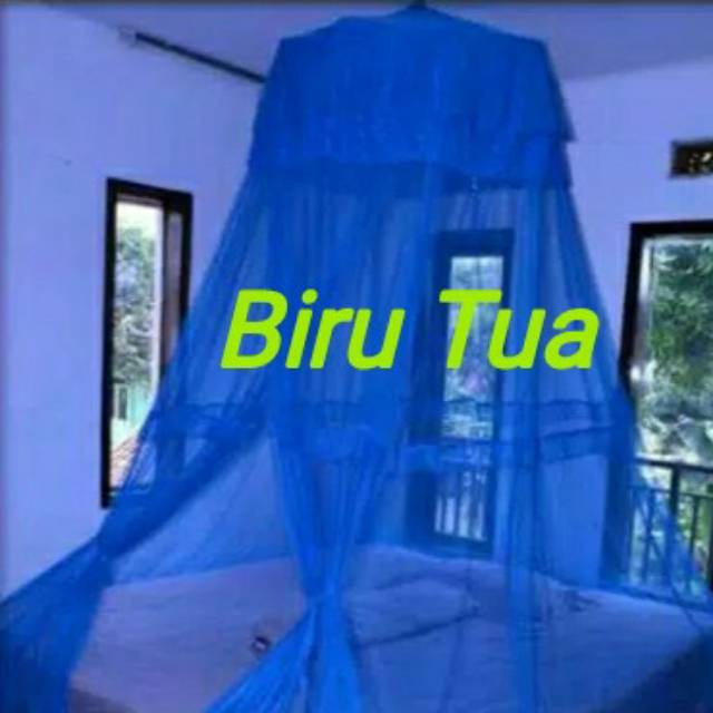 Kelambu Gantung JODHA BIRU TUA