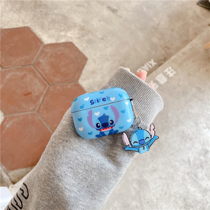 Case Desain Stitch Dengan Gantungan Kunci Untuk Airpods 2 1 Pro