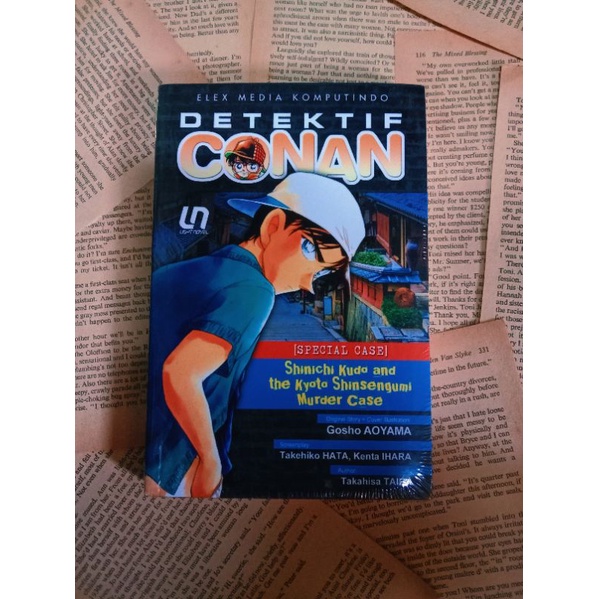Light Novel Detektif Conan Shinichi Kudo and The Kyoto Shinsegumi Murder Case