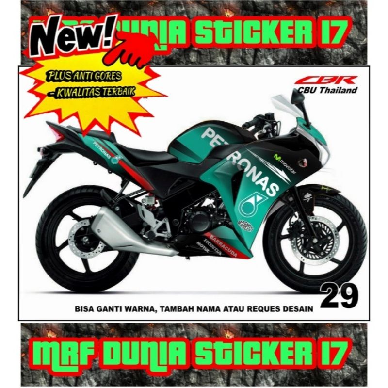 Sticker decal CBR CBU Full Body dekal CBR CBU Stiker CBR CBU Full Body Motif 29