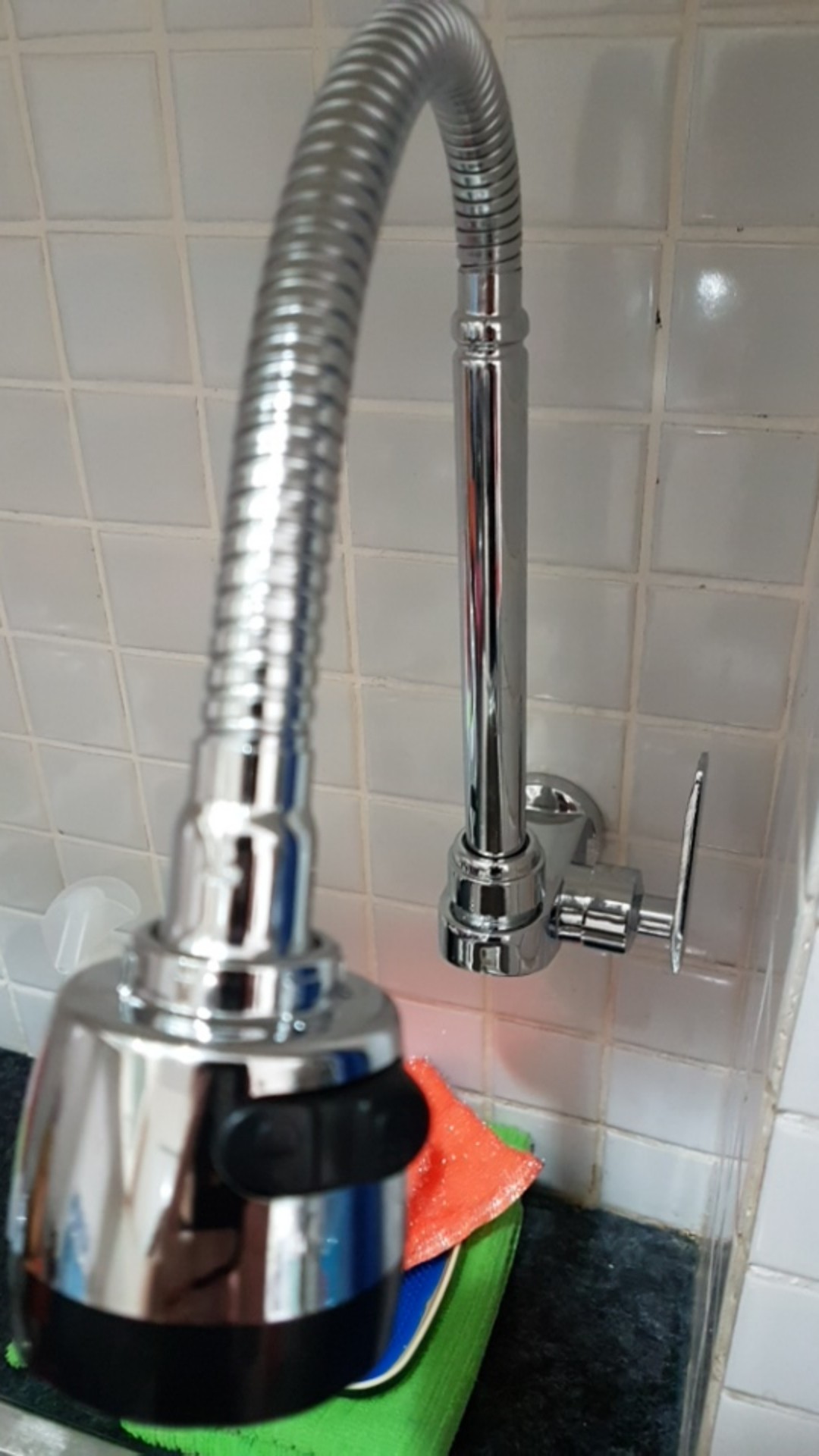 Bisa Cod Jual Kran Angsa Fleksibel Minimalis Engkol Murah - Keran Air Cuci Piring