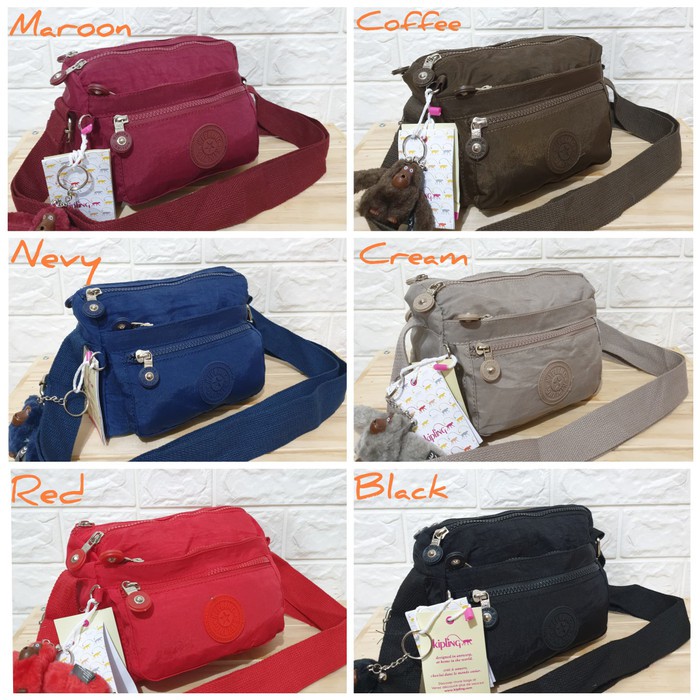 Tas Selempang Wanita Mini Sling Bag Kecil TAS SELEMPANG WANITA IMPORT KIPLING KP6037 6Res 65EVC