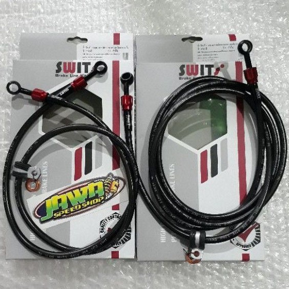 selang slang rem depan belakang swits karbon thailand Pcx lokal / ADV / Nmax / Xmax