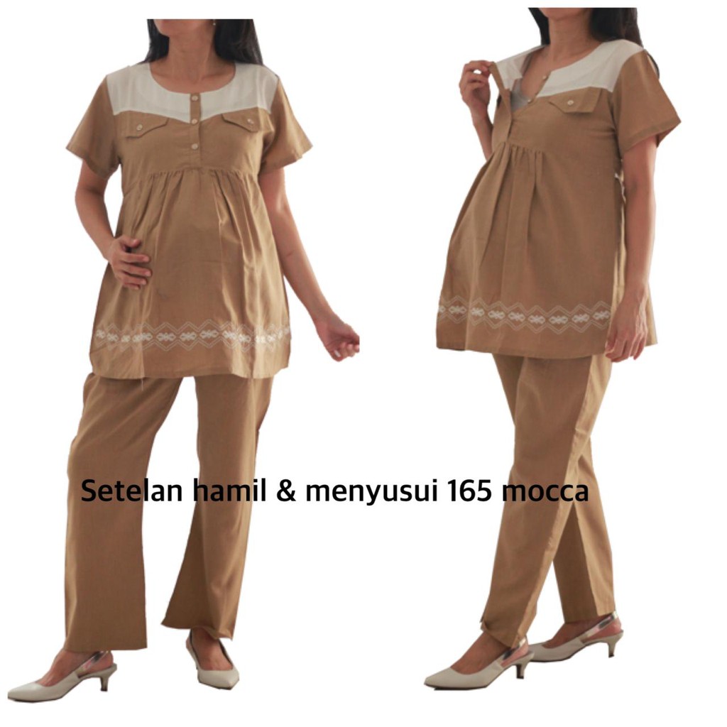 setelan hamil menyusui 165 baju hamil