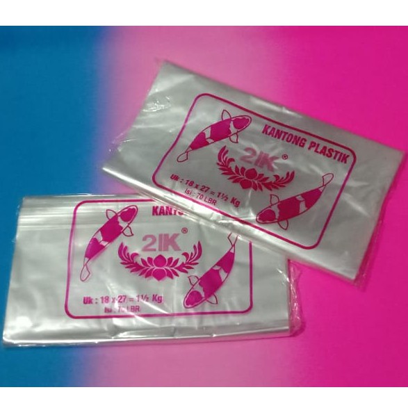 MURAH BANGET!!! Plastik PP KOI (18x27) 1½KG  isi 5 pcs