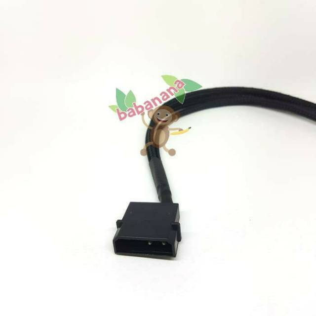 Kabel Splitter 1x Molex Female to 3x 4 Pin Fan Cable Converter Cabang PWM SPLITTER ADAPTER CABLE