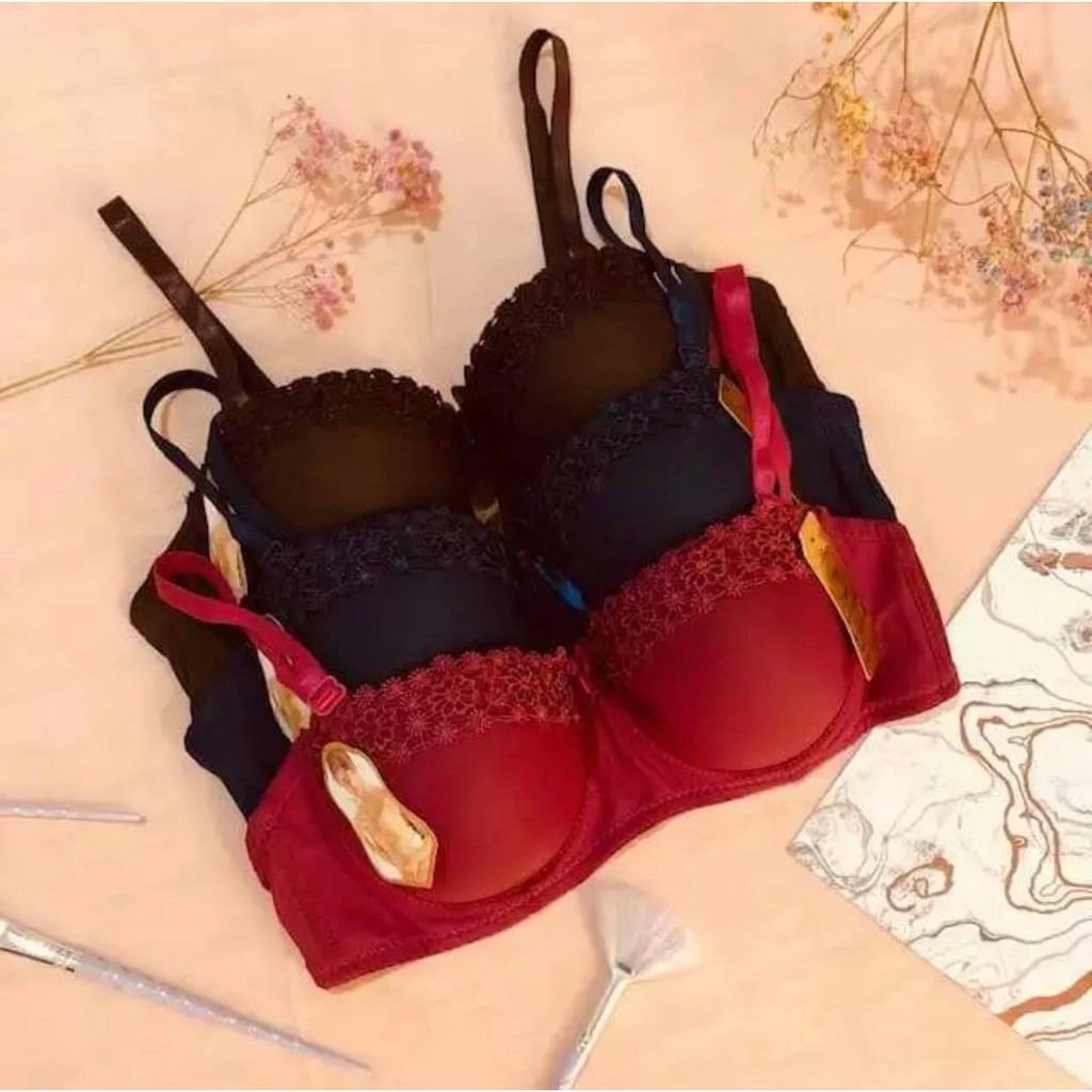 BH BRA + KAWAT /  / FASHION BRUKAT / Size 34-36-38-40-42 / IMPORT QUALITY / REAL PICTURE-Random ( ACAK )