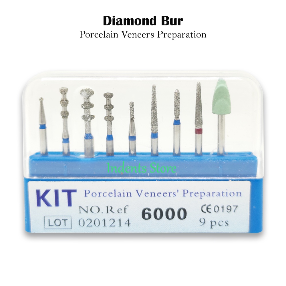 Dental Diamond Bur Preparasi Veneer Gigi