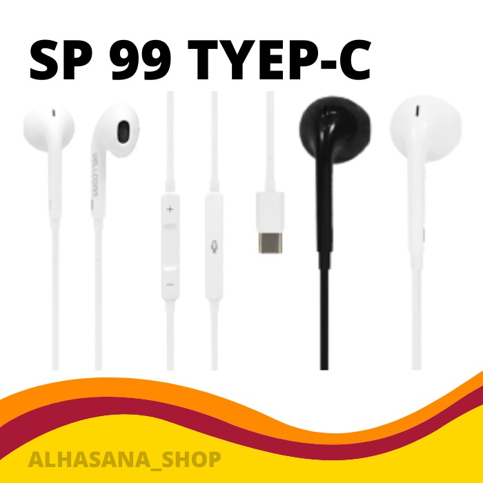 HEADSET WELCOME SP99 TYPE C /HEDSET WELLCOMM EXTRA BASS STEREO/HEDSET WELCOME SPORT