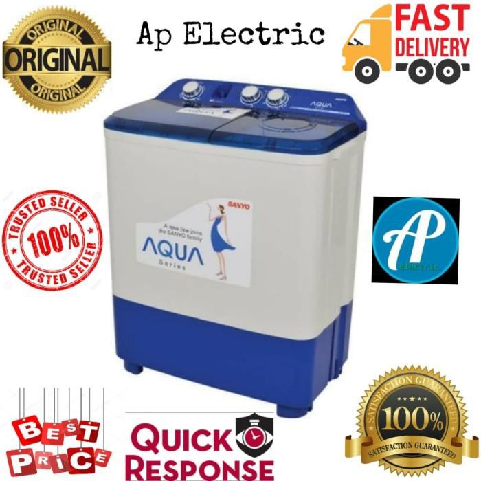 Aqua Qw-780Xt Mesin Cuci 2 Tabung 7Kg Hijab Series Qw780Xt Japan Sanyo
