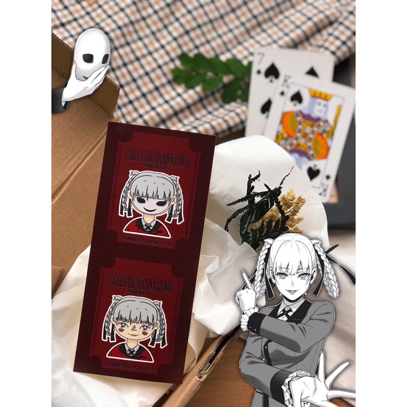 

Kakegurui Sticker Sets by Yumestudio.co