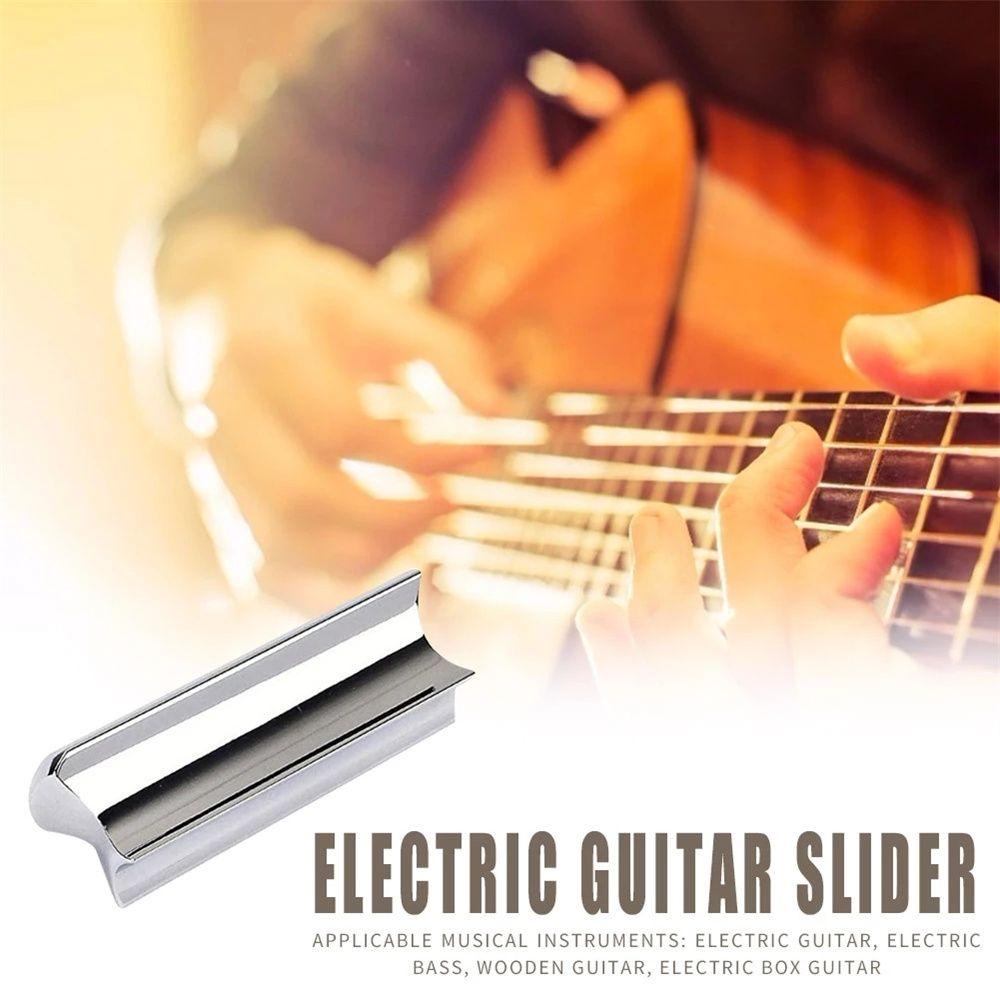 Needway   Slide Tone Bar Portable Alat Musik Gitar Elektrik Bagian Gitar Hawaii Slider Music Zinc Slider Elements