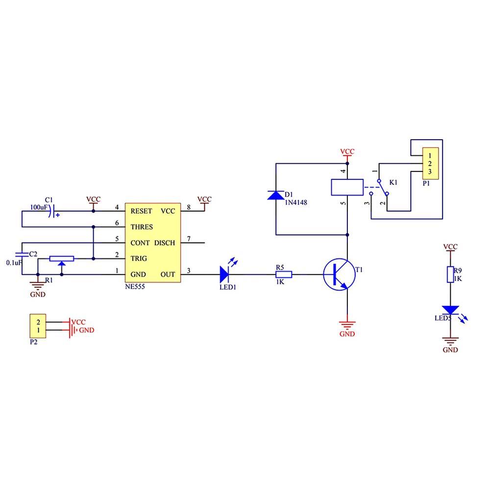 Rebuy Time Delay relay Module Ne55 Modul Adjustable Tahan Lama Module Controller relay Delay relay Perisai