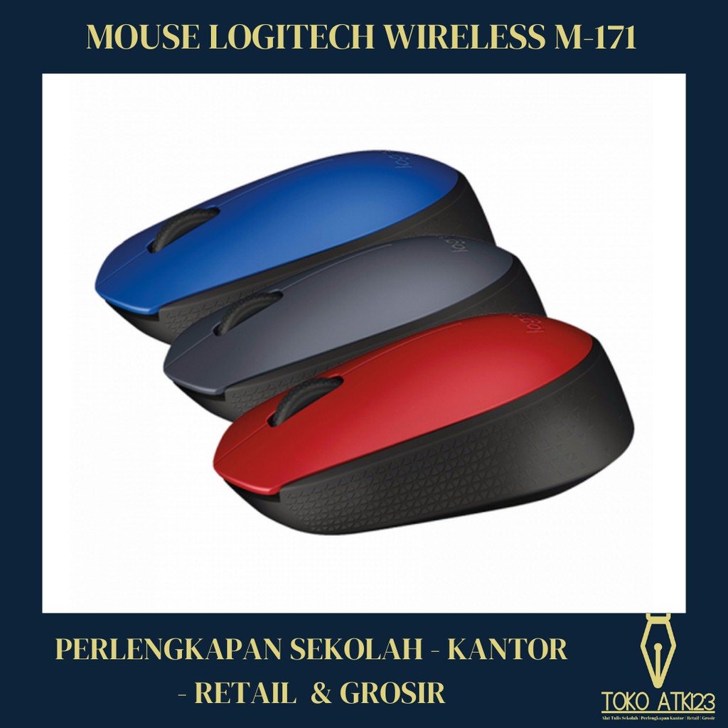 Mouse Logitech Wireless M-171 M171 Original!!