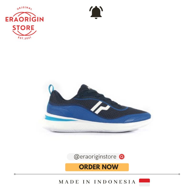 Sneakers Pria Piero Arc Wave Navy White Original