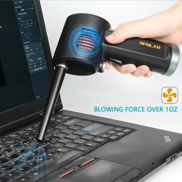 Opolar wireless air duster blower for computer
