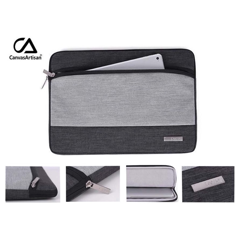 Tas Laptop Macbook Canvas Artisan Softcase Sleeve 14 15 16 inch