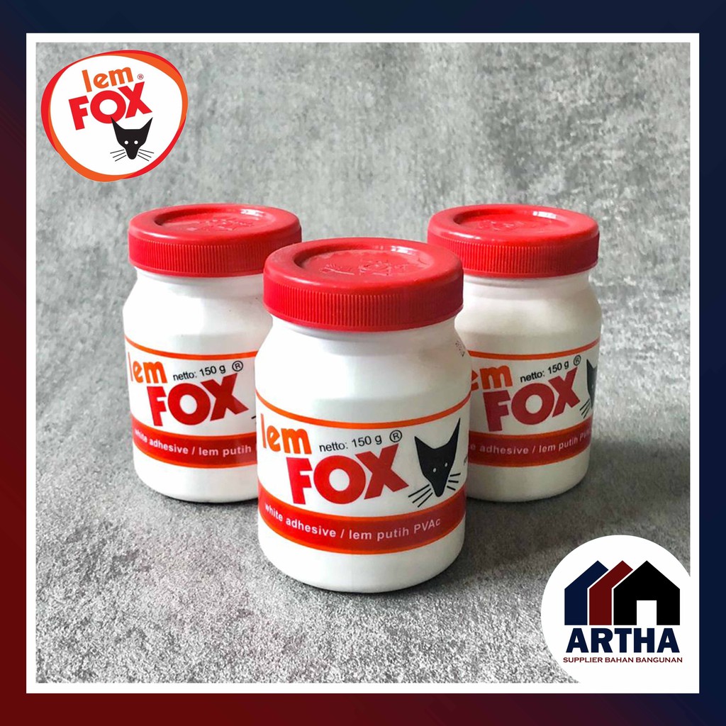 

Lem Fox Putih 150 Gram / Lem Putih PVAC / White Adhesive